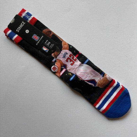 STANCE NBA Future Legends Men's Crew Socks LA Clippers PAUL/GRIFFIN M 6-8.5 NEW - Picture 3 of 7